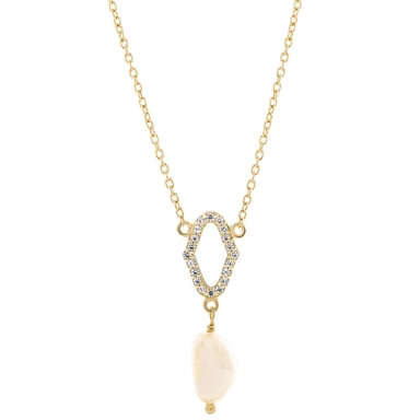 Orphelia 'Normandië' Dames 925 Sterling Zilveren Hangertje met Ketting - Goud ZK-7574/G