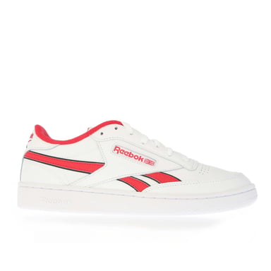 Heren Reebok Classics Club C Revenge Sportschoenen in Wit rood