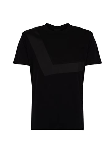 Les Hommes T-Shirt Mannen zwart