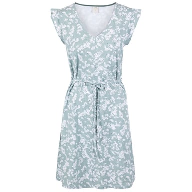 Trespass Dames/Dames Holly Ditsy Print Jurk met korte mouwen (Dusty Teal)