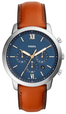 Fossil Neutra Chrono herenhorloge Bruin FS5453
