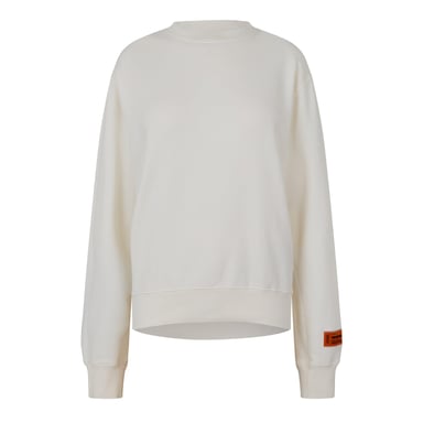 Dames Heron Preston Logo Recycled Katoenen Crewneck Sweatshirt in Wit