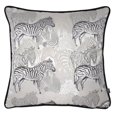 Prestigious Textiles Damara Piped Jacquard Zebra Cushion Cover
