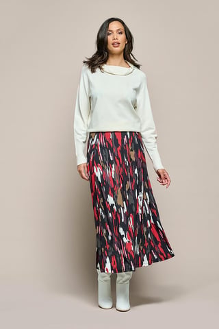 Ryen Print Rok Taupe / Multi