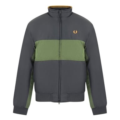 Fred Perry Panel Block zwarte jas