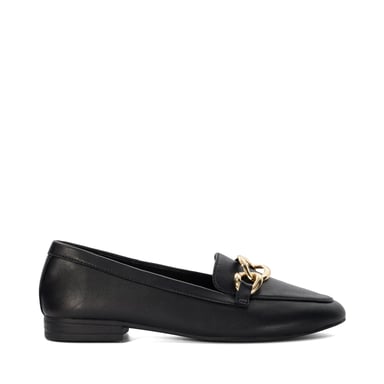Dune Ladies Gloria - Leather Chain Link Loafers