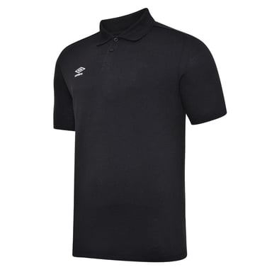 Umbro Jongens Essential Poloshirt (Zwart/Wit)
