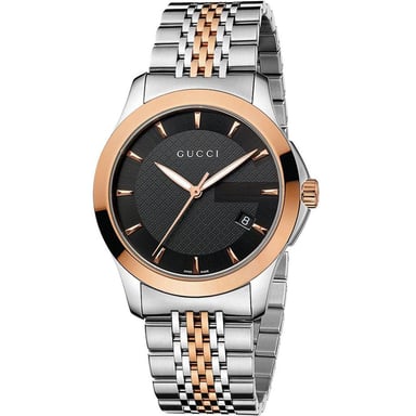 Gucci YA1264106 Dive zwarte wijzerplaat herenhorloge