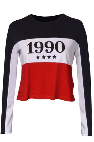 Long Sleeve Crop Top