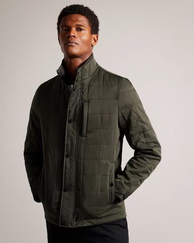 Ted Baker Humber Quilted Jacket, Khaki