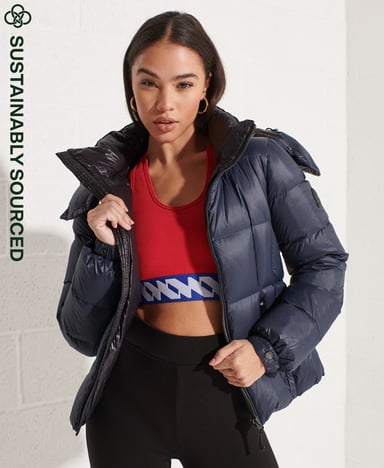 SUPERDRY Mountain donsjas met capuchon