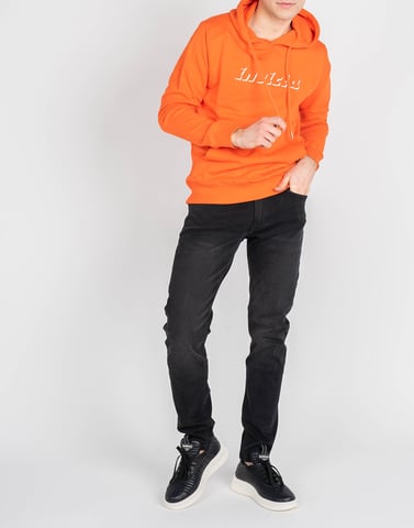 Invicta blouse Hoodie Mannen oranje