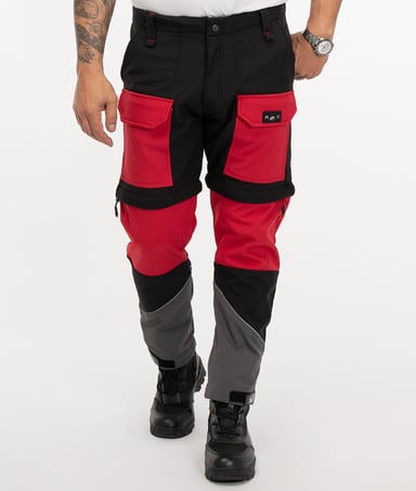 Rock Creek Softshellhose Schwarz