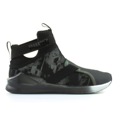 Puma Fierce Strap Swan Zwart Textiel Dames Slip On Trainers 189461 01