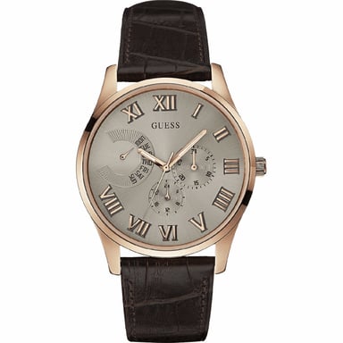 Guess Herenhorloge Kwarts Roze Goud