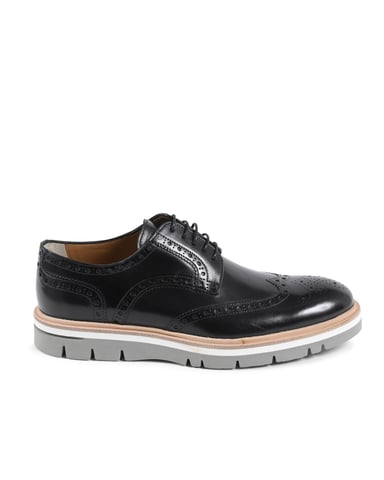 Dee Ocleppo Mens Brogue Shoes EB131 Vit Nero Luc Gallo