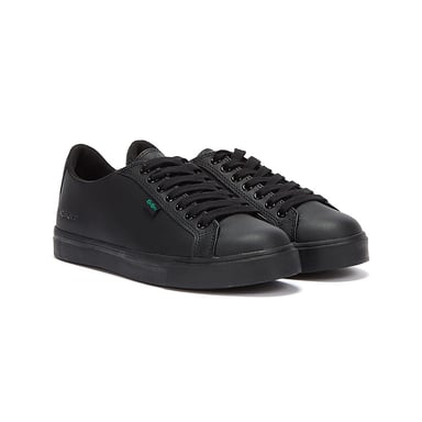 Jongens Meisjes Kickers Jeugd Leren Tovni Lacer Trainers - (Zwart)