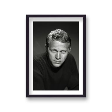 Steve McQueen Publicity Portrait Vintage Icon Print