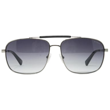 Guess Aviator glanzende metalen zonnebril