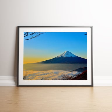 Mount Fuji - Black frame