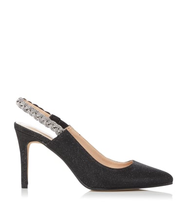 Head Over Heels by Dune Ladies CARIS Embellished Court Shoes