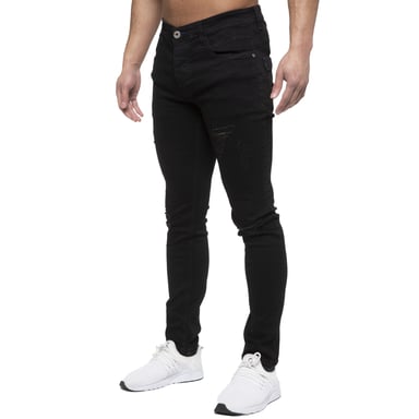 ETO heren Hyperstretch jeans met distress effect