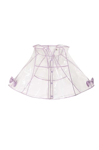 Regencape met strikdetail