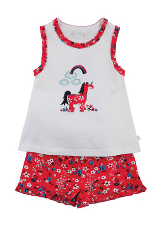 Girls' Unicorn Short Summer Pyjamas