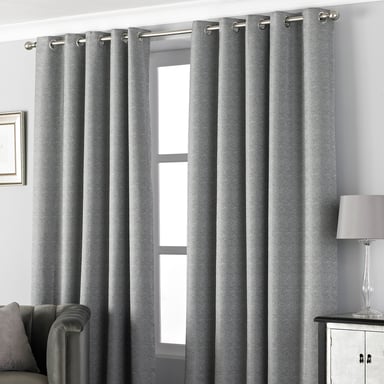 Pendleton Geweven Jacquard Ooglet Gordijnen in Grafiet