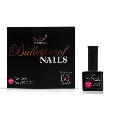 Pretty Professional Bulletproof Nails Gel Polish Kit Power Pink