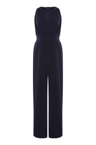 High Neck Keyhole Jumpsuit