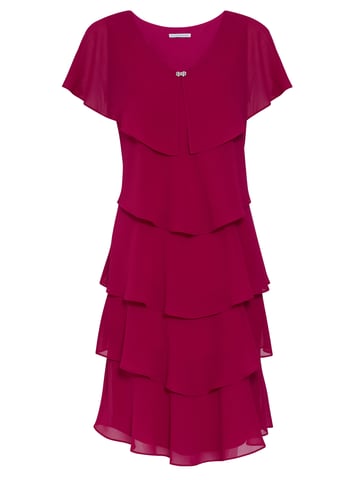 Gina Bacconi Sorina Tiered Dress in Pink