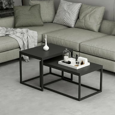 HOMEMANIA Leka Salontafel, in Zwart