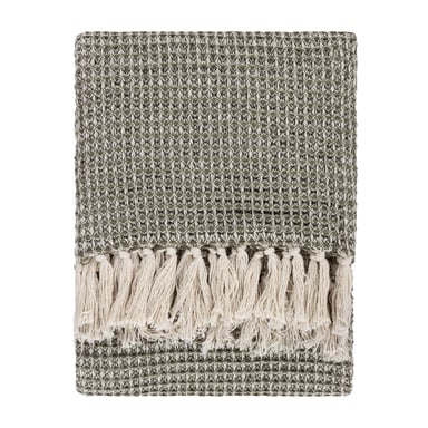 Yard Lorne Wafel Fringe Deken