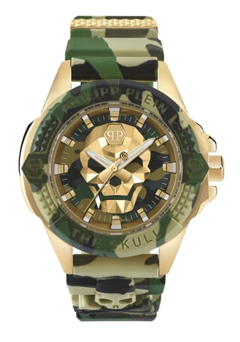 Philipp Plein The $kull Heren Horloge Groen PWAAA0921