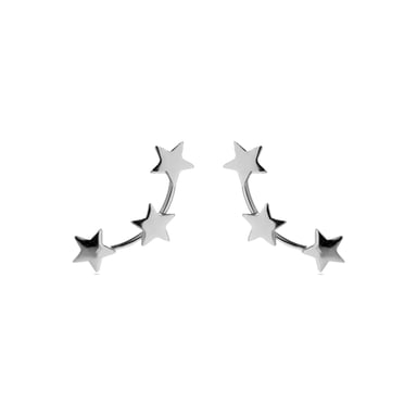 Luxenter 925 sterling zilveren gerhodineerde oorbellen - Essential