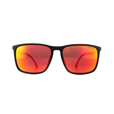 Carrera zonnebril 8031/s BLX W3 MATTE ZWART RODE RODE MIROR