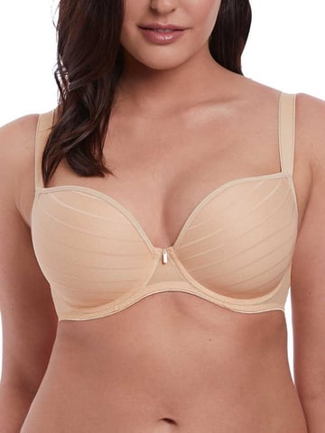 Cameo Moulded Plunge Bra - Beige