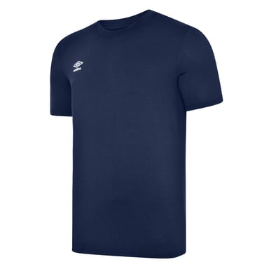 Umbro Heren Club Leisure T-Shirt (Marine / Wit)