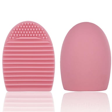 Envie Silicone Egg Sponge Scrubber Make-Up Brush Cleaner Pink