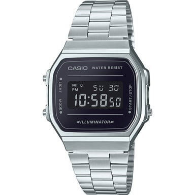 Casio Retro Unisex Zilveren Horloge A168WEM-1EF