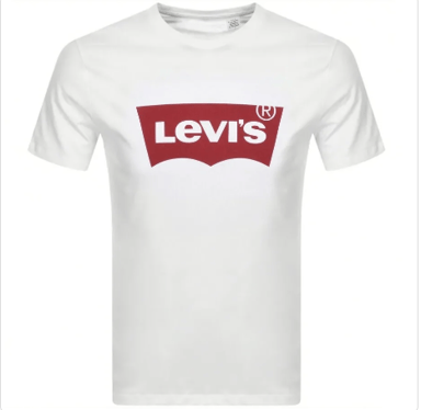 Levi's Batwing t-shirt voor mannen in het wit