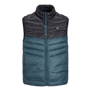 Jack & Jones Mens Sleeveless Gilet – Zipper Closure and High Neck