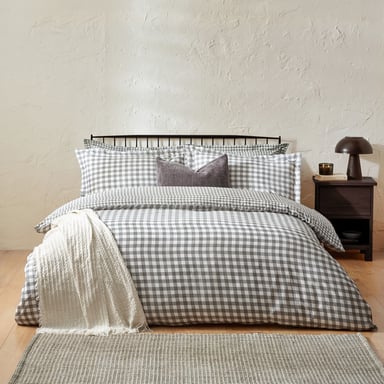 Barton Check 100% Katoenen Duvet Dekbedovertrekset