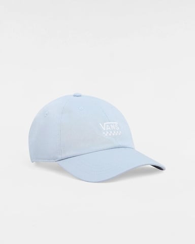 VANS Court Side Curved Bill Jockey Hat in Stoffig Blauw