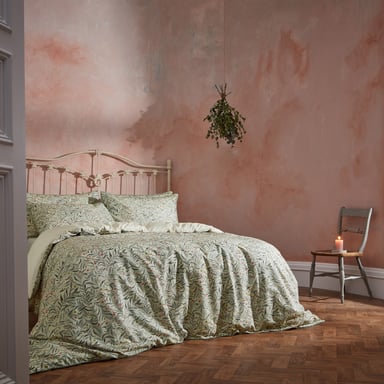 EW by Edinburgh Weavers Malory Botanisch Luxe Katoenen Dekbedovertrekset