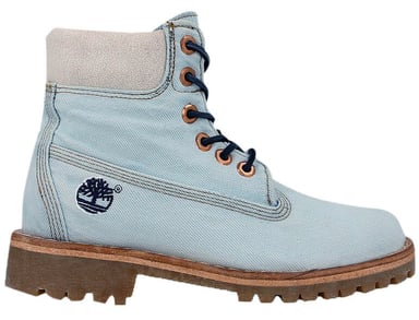 Timberland 6 Inch Premium Denim Blauw Enkelhoge Dames Laarzen A1G83 Z53AB