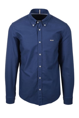 Boss H-roan-bd-e-c1-243 Casual Shirt Middelblauw
