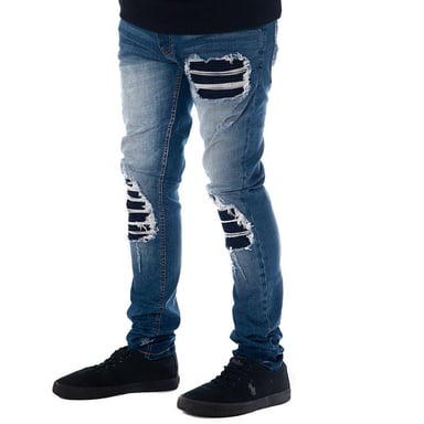 Mens Skinny Fit Ripped Jeans