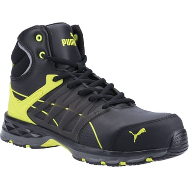 Puma Safety Velocity 2.0 MID S3 Leather Yellow Safety Boots